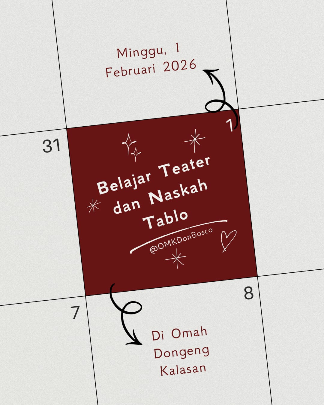 Belajar Teater dan Naskah Tablo