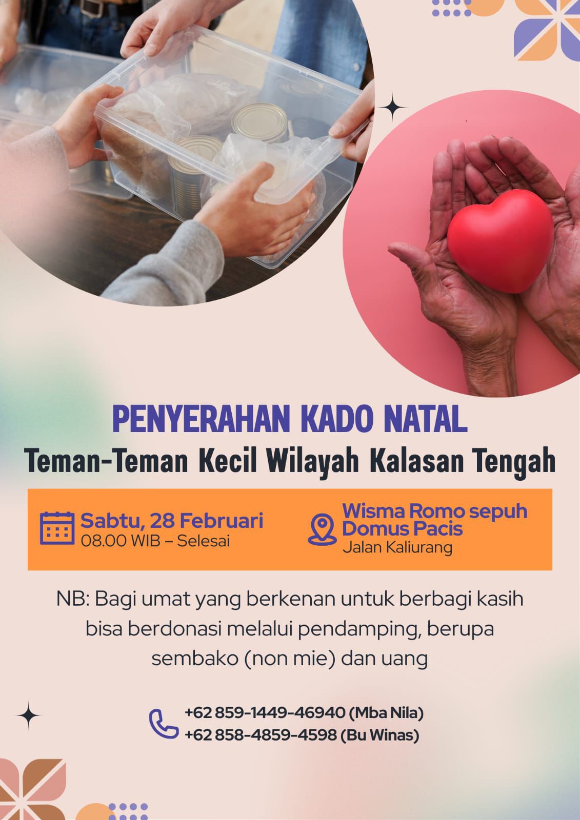 Penyerahan Kado Natal